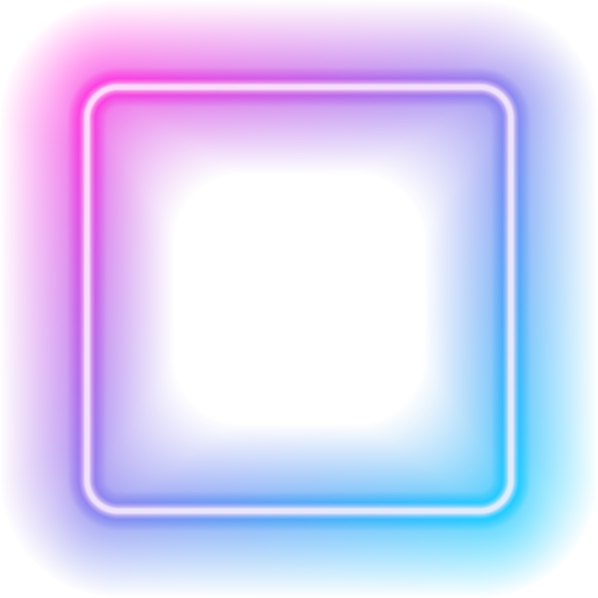 Square Neon Frame